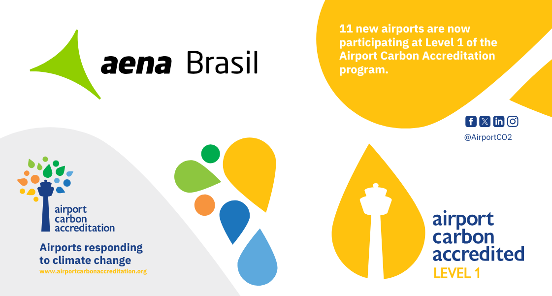ACI-LAC NEWS - Airports Council International Grants International Carbon Management Certification to 11 More Aena Brasil Airports